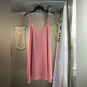 Pink dress size large